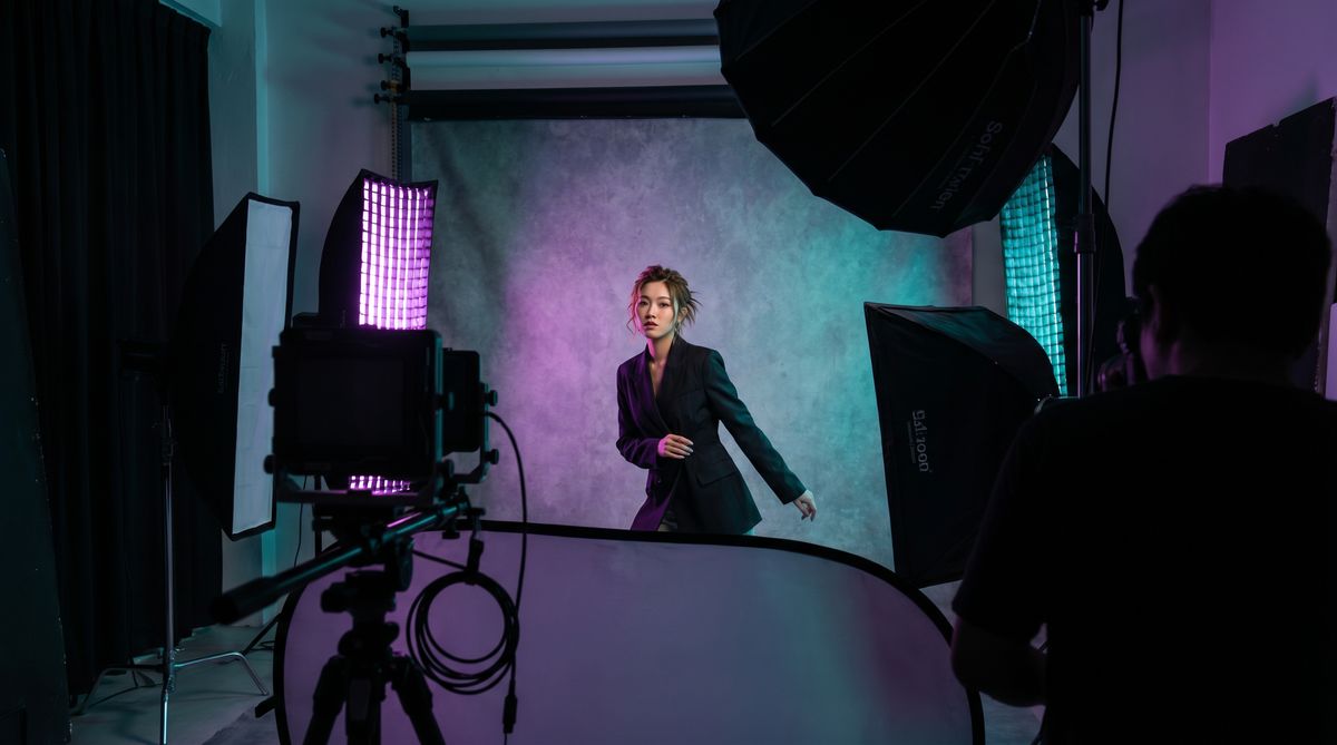 韩漫时尚写真拍摄视频花絮