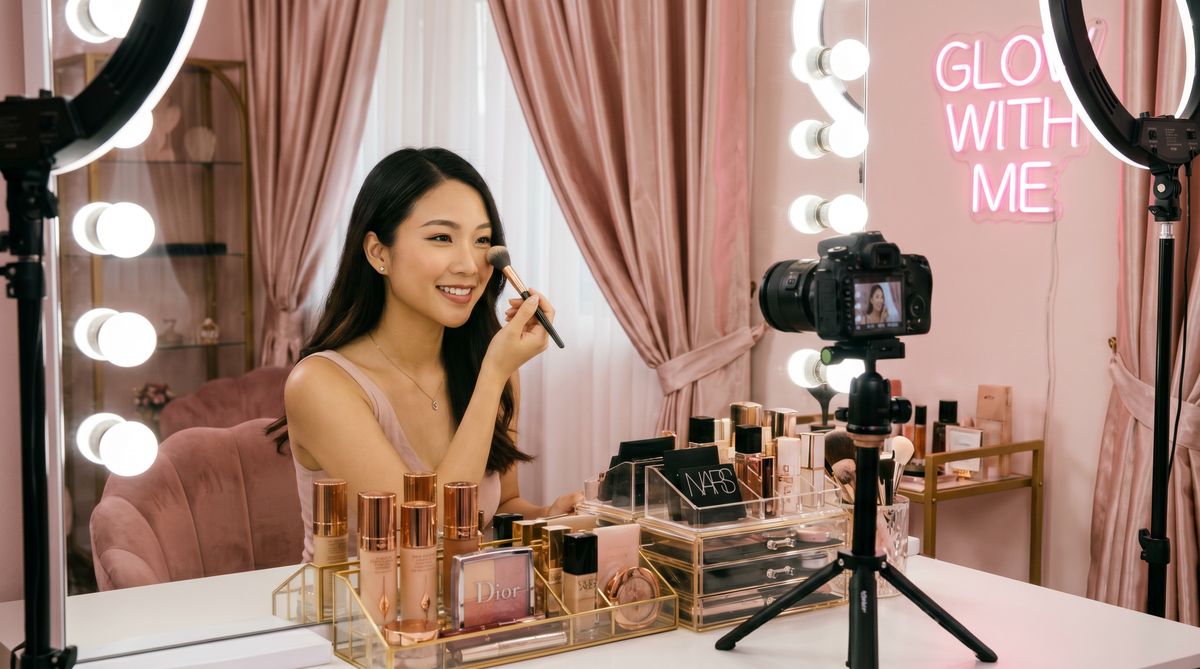 韩漫美妆视频教程